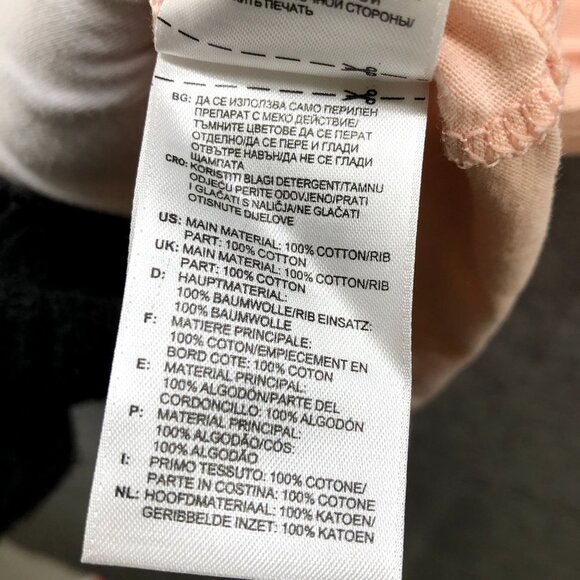 Adidas Trefoil Logo T Shirt Womens Small S Peach Pink Short Sleeve Cotton - Picture 8 of 10